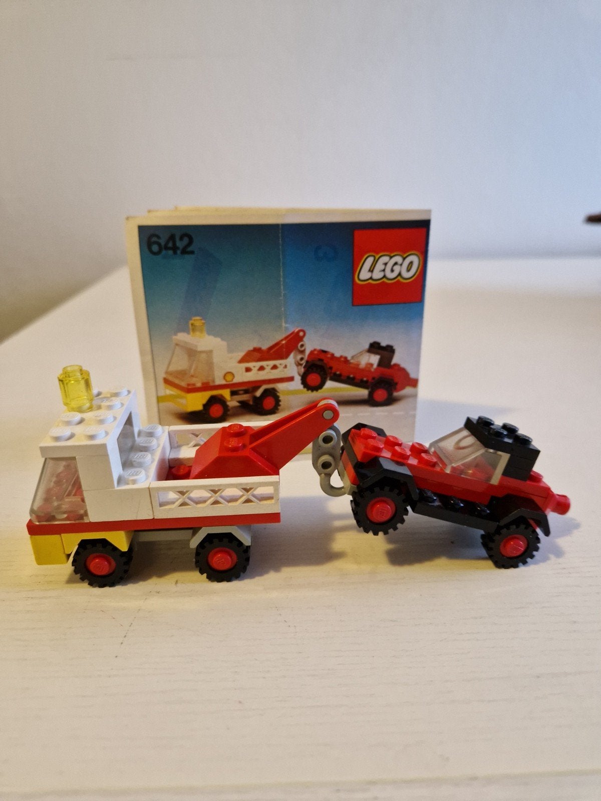 Lego 642- Tow truck and car, Gebruikt, Lego, Compleet, Ophalen of Verzenden