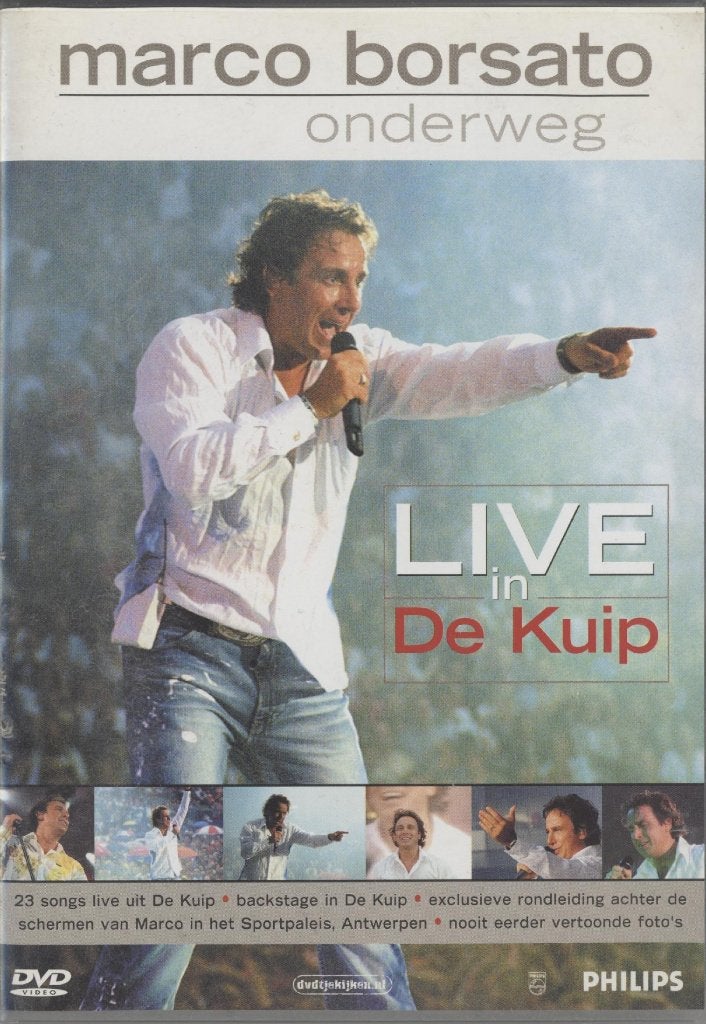 37) Marco Borsato, Live in de Kuip; Onderweg, Alle leeftijden, Ophalen of Verzenden, Gebruikt