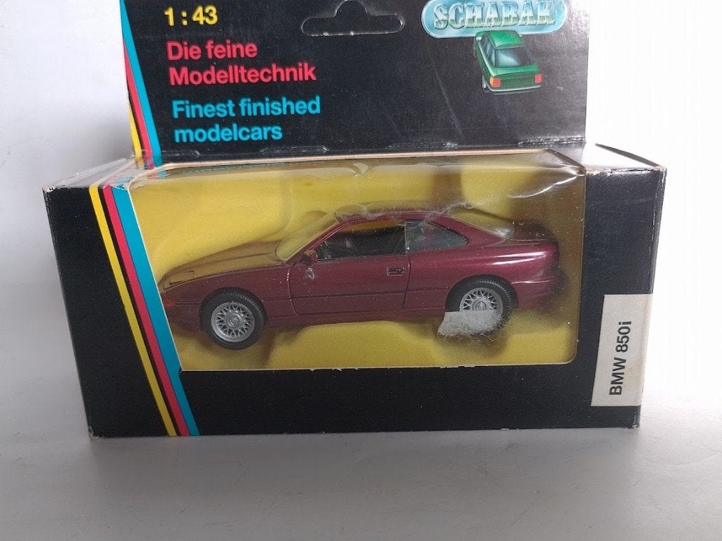 BMW 850 I Coupe, Schabak nr 1180 , 1:43, Ophalen of Verzenden, Nieuw, Auto, Overige merken