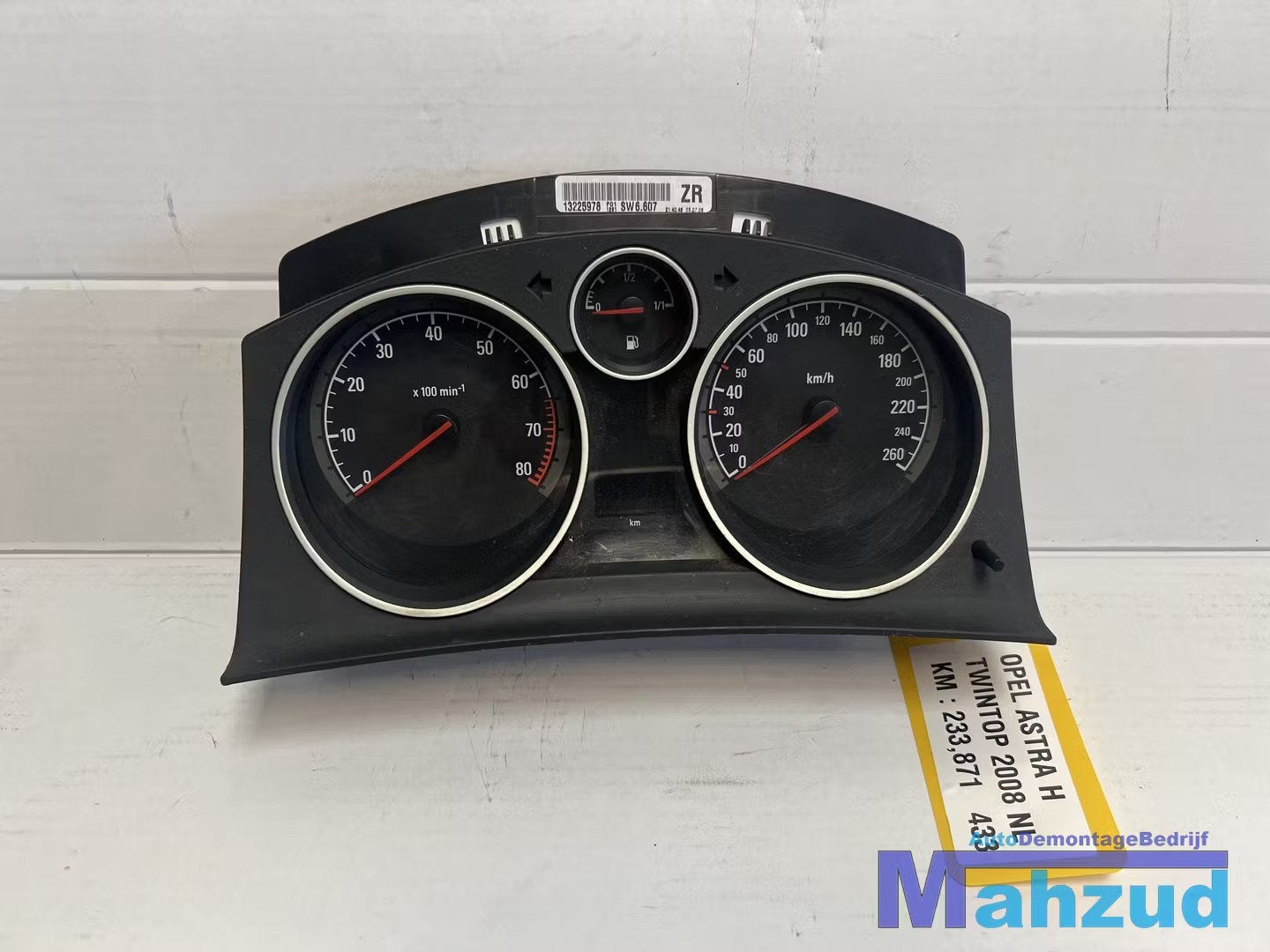OPEL ASTRA H TWINTOP 1.8 Kilometer km teller unit 2005-2010, Auto-onderdelen, Dashboard en Schakelaars, Gebruikt, Opel Automobile GmbH