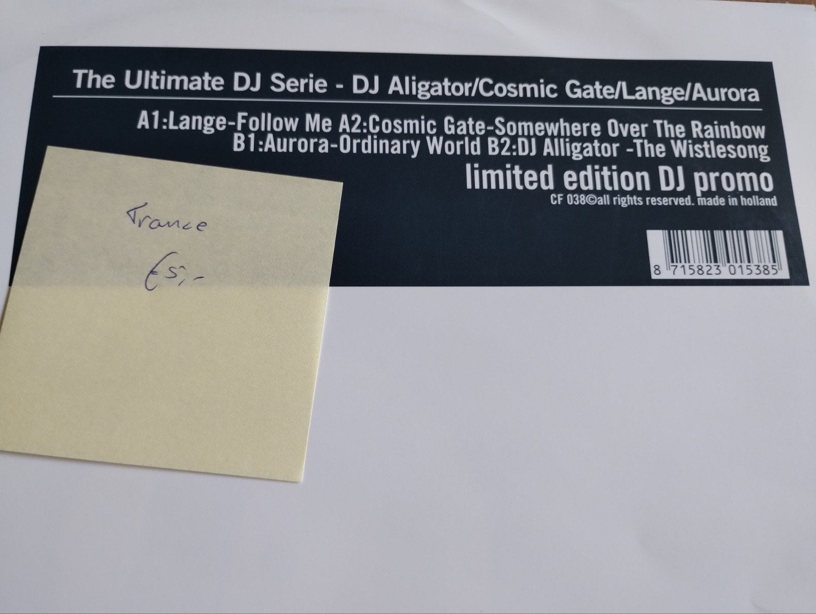 The Ultimate DJ Serie - Limited Edition DJ Promo 12" Trance, Cd's en Dvd's, Vinyl | Dance en House, LP, Gebruikt, Trance, Ophalen of Verzenden