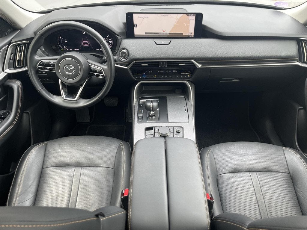 Mazda CX-60 2.5 e-SkyActiv PHEV Homura / Trekhaak Uitklapbaa, Auto's, Mazda, Automaat, Gebruikt, Bruin, 2500 kg