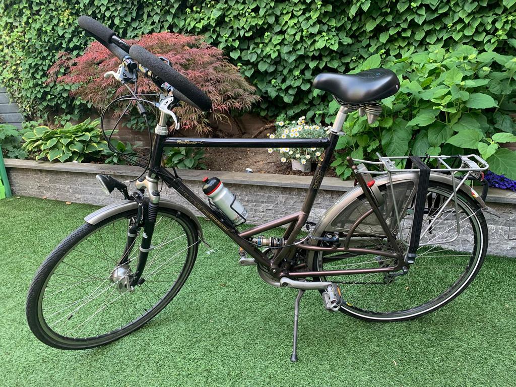 Koga herenfiets, Fietsen en Brommers, Ophalen, Gebruikt, Vering, Velgrem