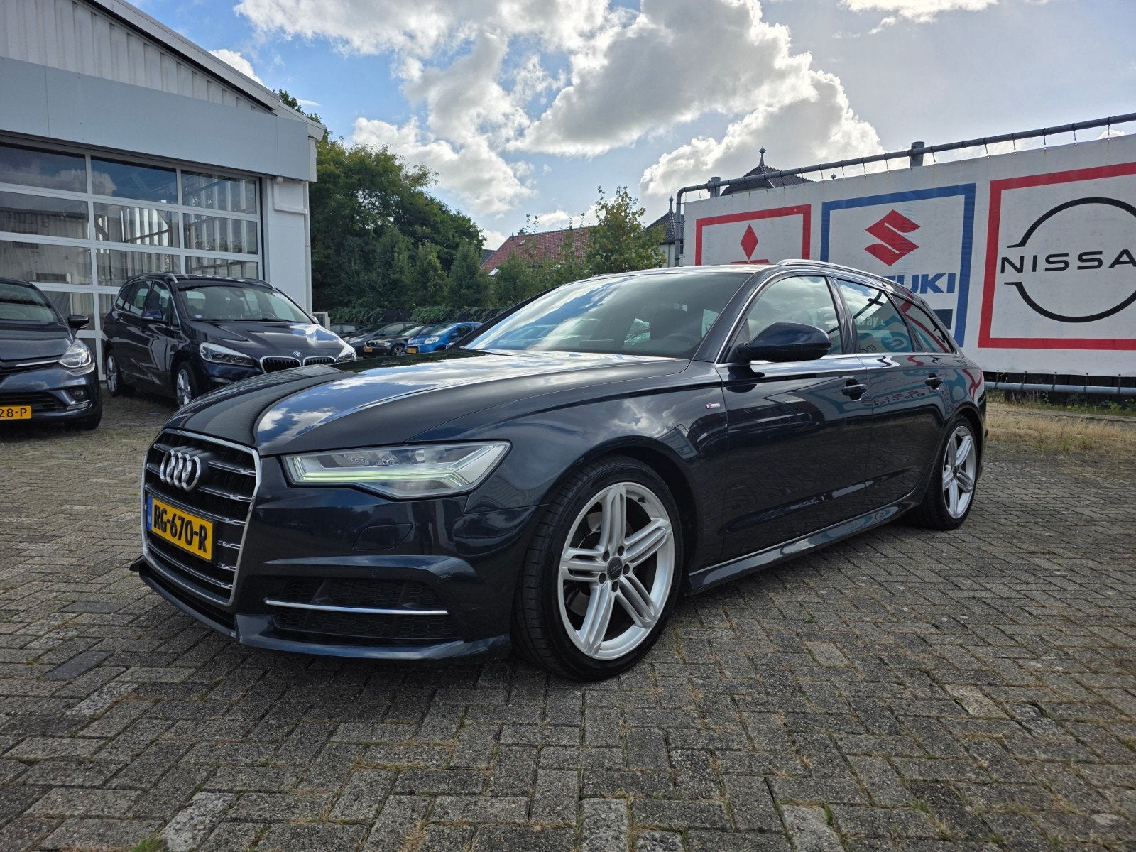 Audi A6 1.8 Tfsi Ultra 190pk S Tronic 2018 Blauw/ APK, Auto's, 1610 kg, Blauw, Origineel Nederlands, 93 €/maand