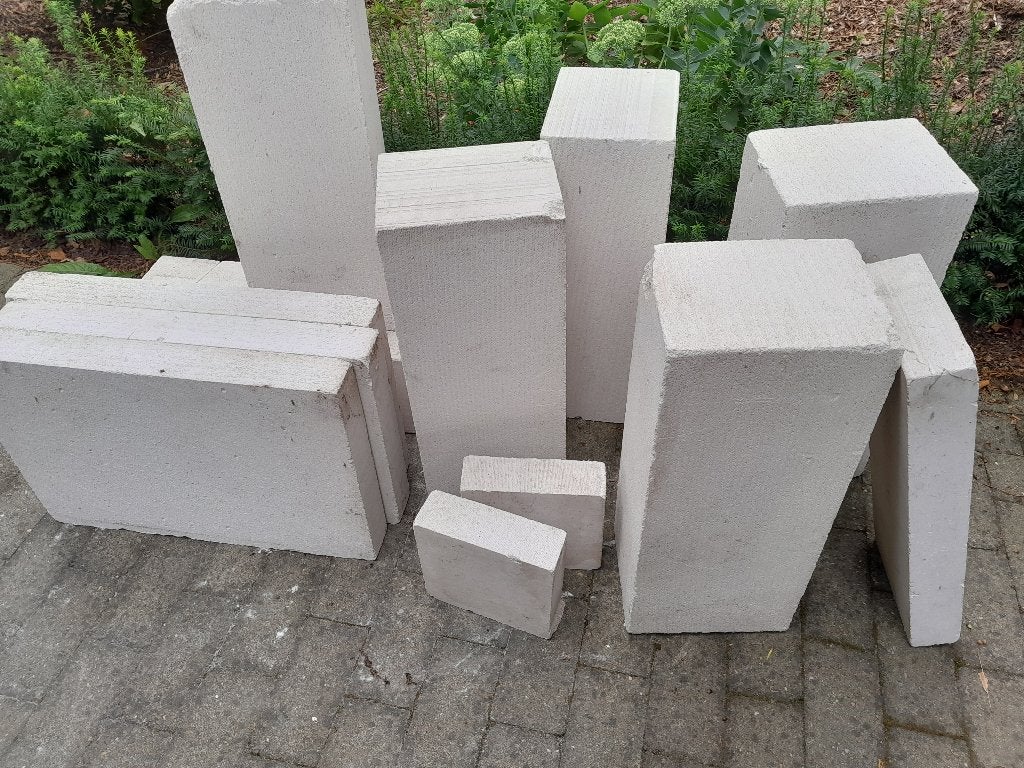 Rest partij nieuwe Cel beton blokken, Doe-het-zelf en Verbouw, Platen en Panelen, Ophalen, Nieuw, Overige materialen, 20 tot 50 mm