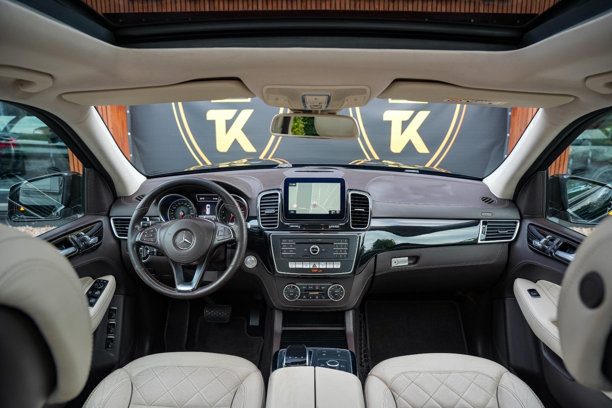 Mercedes-Benz GLS 400 4MATIC Panoramadak Adapt. Cruise Desig, Auto's, Gebruikt, Euro 6, 156 €/maand, Bedrijf