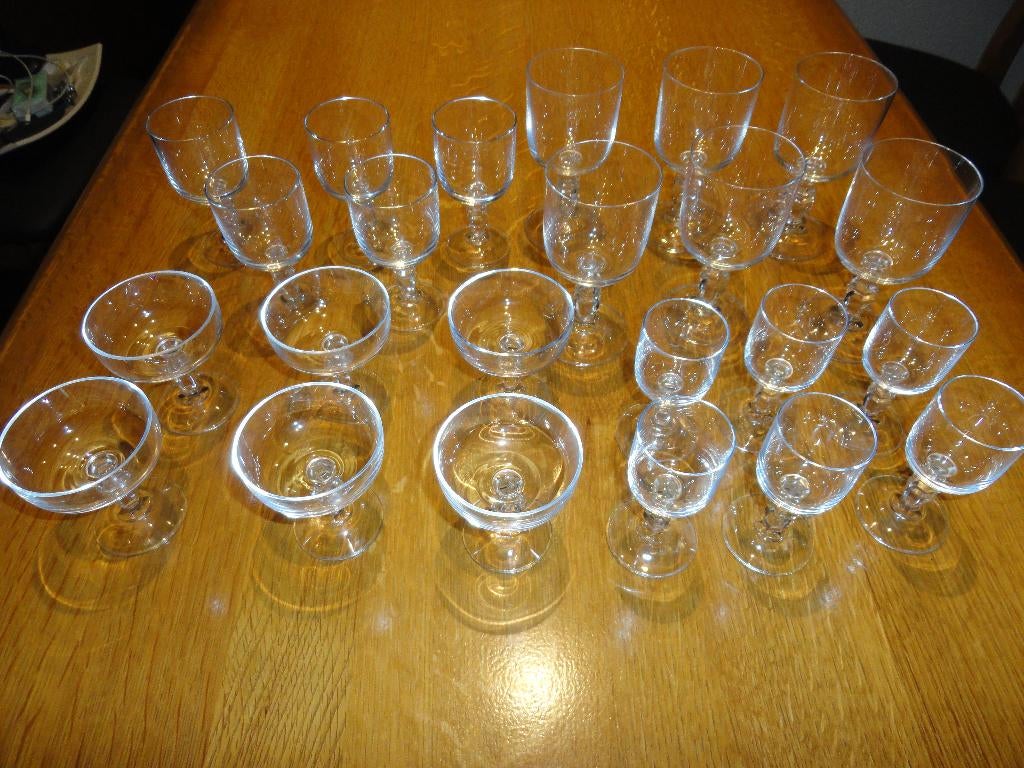 kristalllen glasservies - nieuw, Ophalen