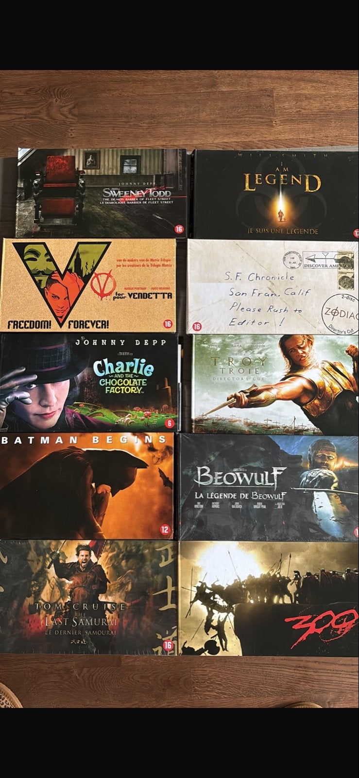 Diverse films: actie, drama, fantasy - 10 delige box, Engels, Vanaf 16 jaar, Nederlands, Ophalen of Verzenden