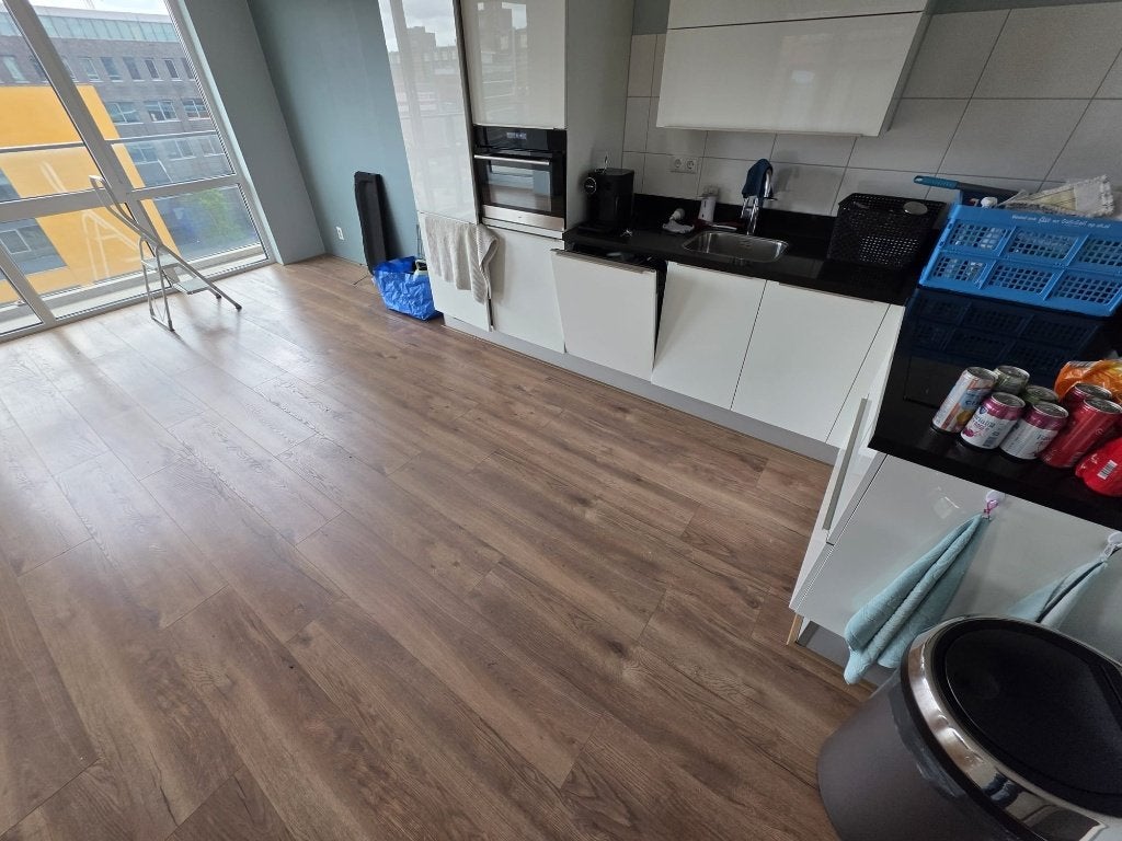 Kronotex laminaat voor ca 70m2, Ophalen, 50 tot 150 cm, Zo goed als nieuw, 10 m² of meer
