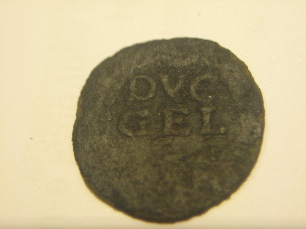 bodemvondst munt   GELDERLAND  1636, Ophalen of Verzenden, Vóór koninkrijk, Overige waardes, Losse munt