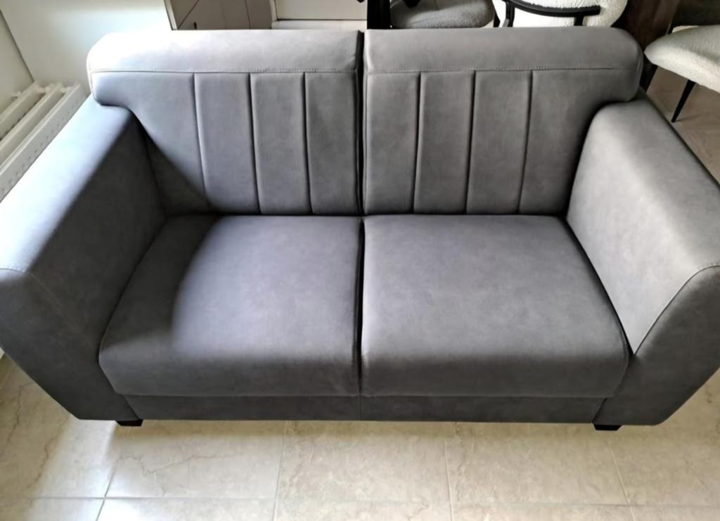 2 zits bank, Ophalen, Zo goed als nieuw, Stof, Retrostijl rug en arm leuning