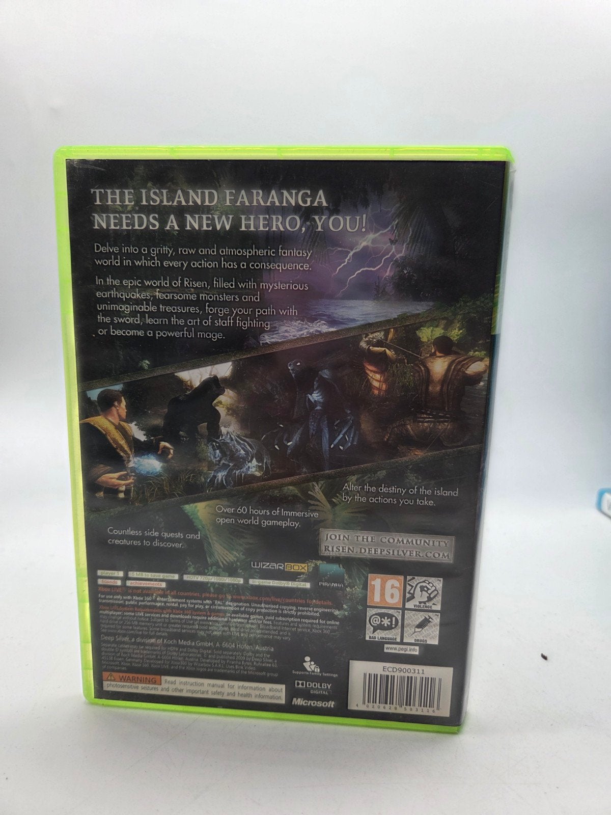 Risen - Xbox 360 (PAL) - Actie RPG Avontuur, Gebruikt, Info@deepsilver.com, 1 speler, Ophalen of Verzenden
