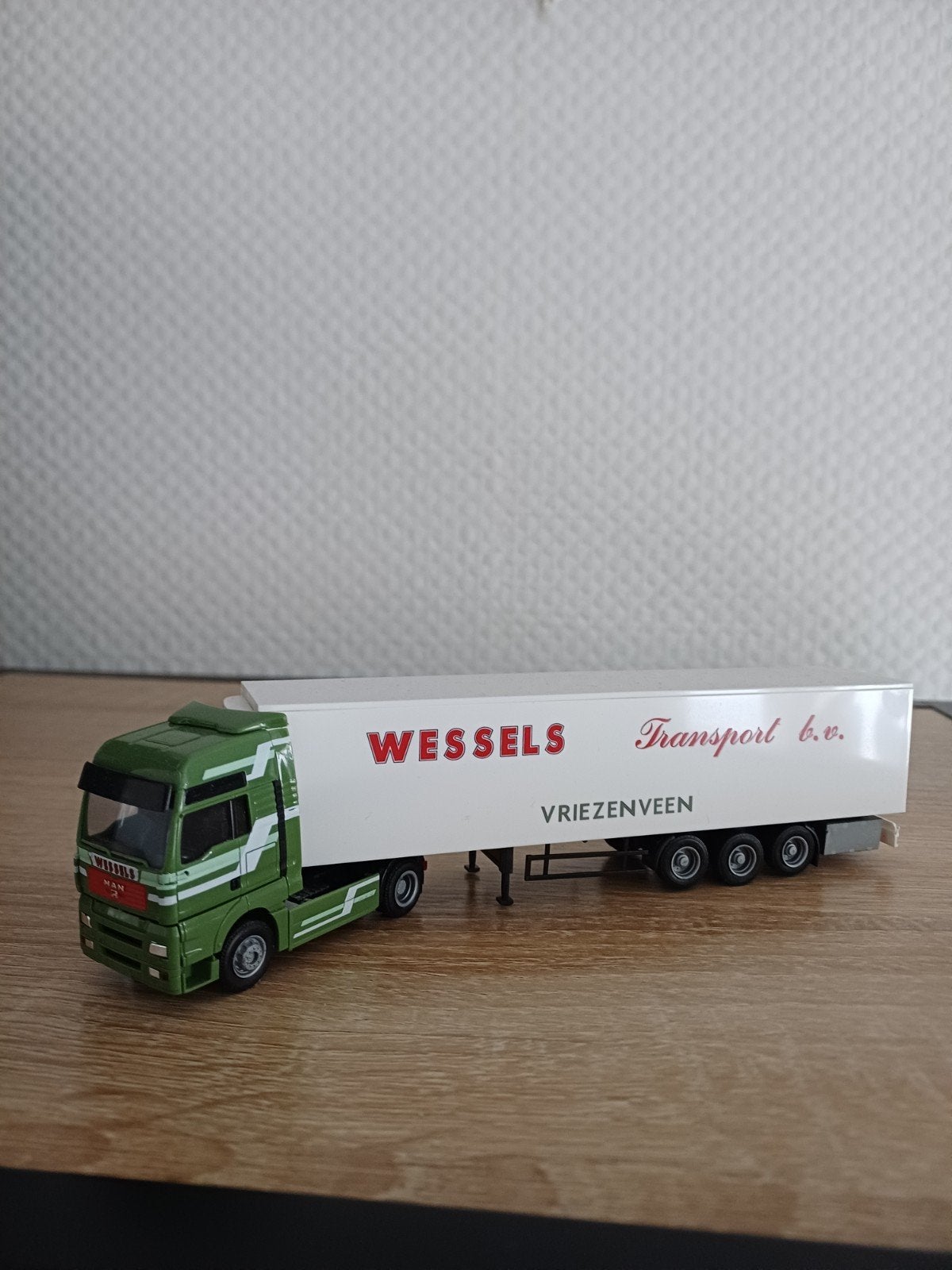 Wessels transport man, Ophalen of Verzenden, Bus of Vrachtwagen, Overige merken