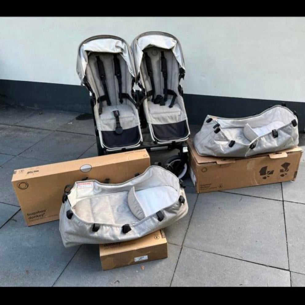Bugaboo donkey duo 2 kinderwagen, Ophalen, Gebruikt, Kinderwagen of Buggy
