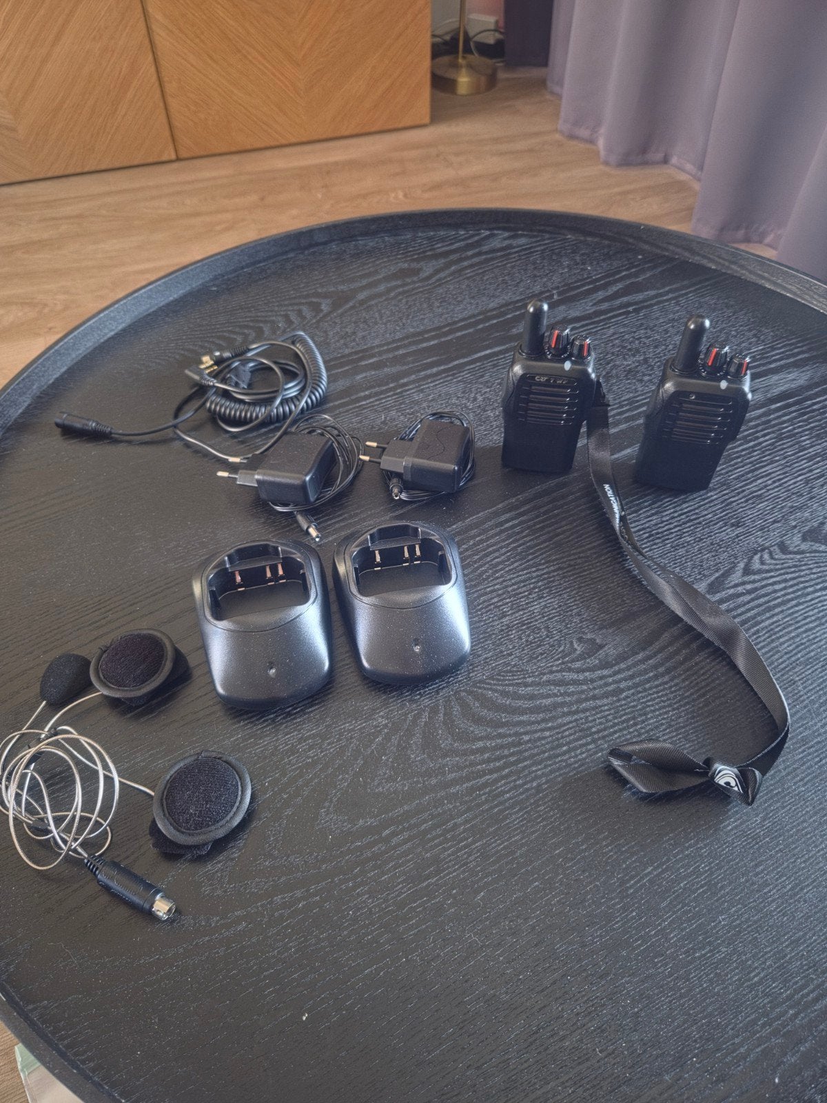 Communicatieset voor helm - rijder en coach, Ophalen of Verzenden, Zo goed als nieuw, 2 to 5 km, Portofoon of Walkie-talkie