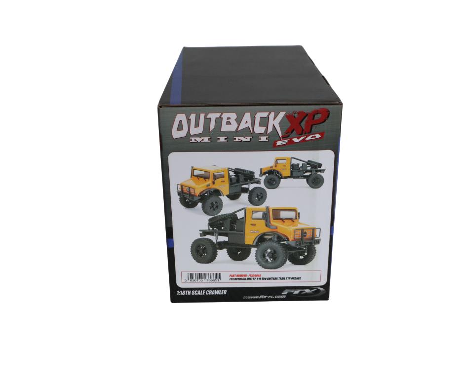FTX Outback Mini XP 1:18 EVO Van Trail RTR Yellow, Elektro, Nieuw, Ophalen of Verzenden, Auto onroad