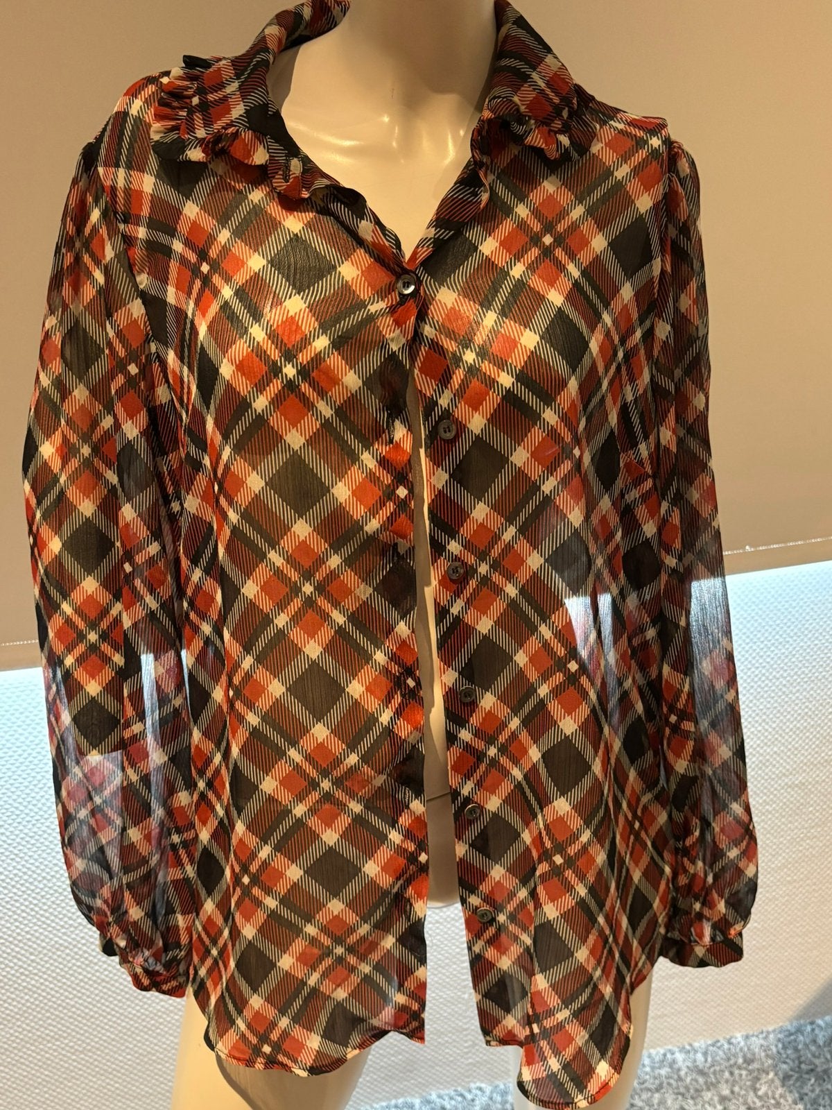 Semicouture blouse maat it 46. Nl l, Ophalen of Verzenden, Zo goed als nieuw, Maat 42/44 (L), Bruin