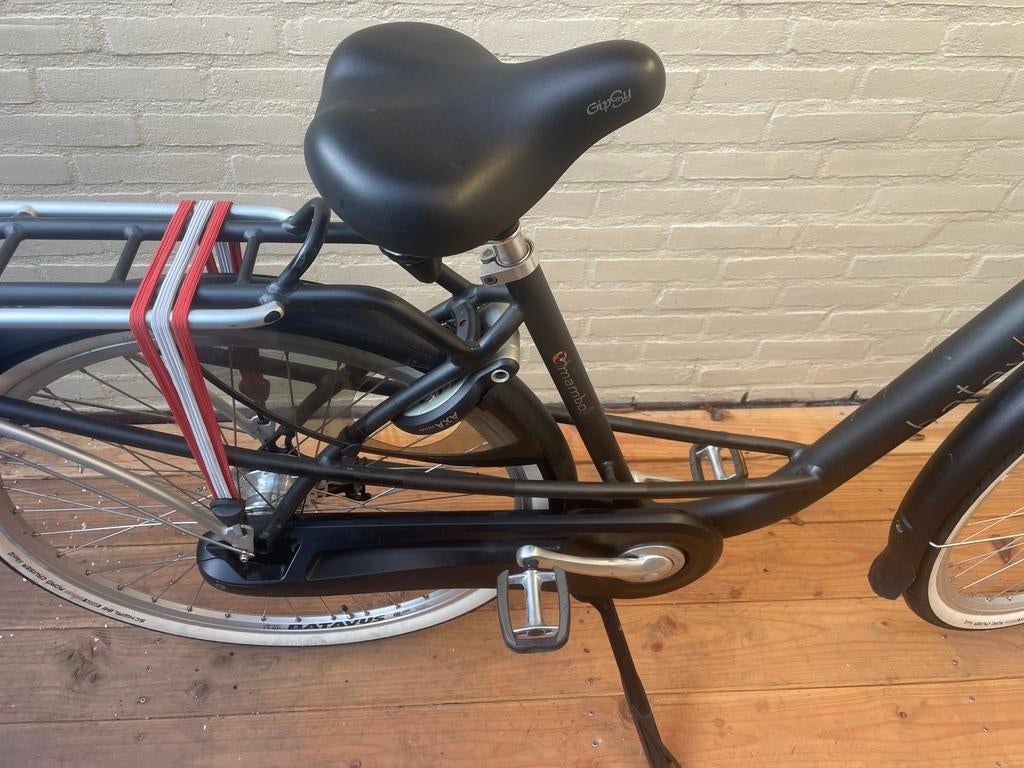 Moederfiets fiets zwart, Fietsen en Brommers, Fietsen | Dames | Moederfietsen, 47 tot 50 cm, Ophalen, Zo goed als nieuw, Batavus