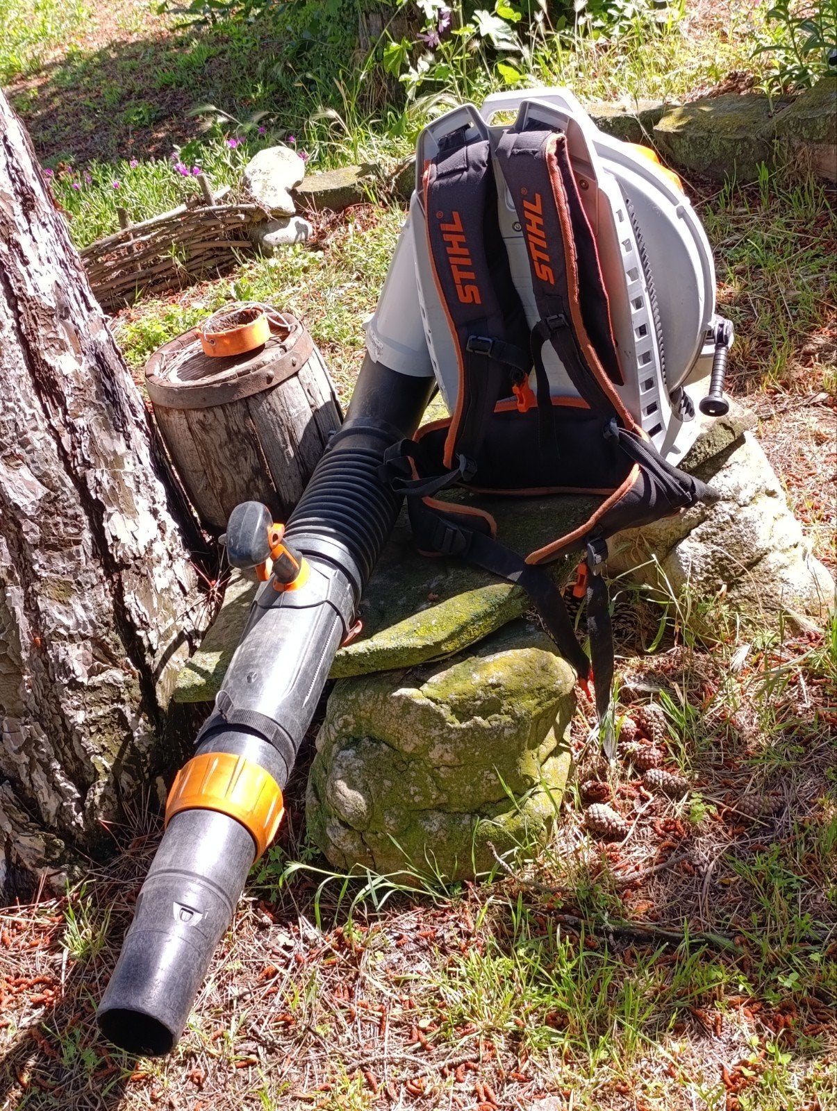 STIHL BR800C, Ophalen of Verzenden, Gebruikt, Benzine