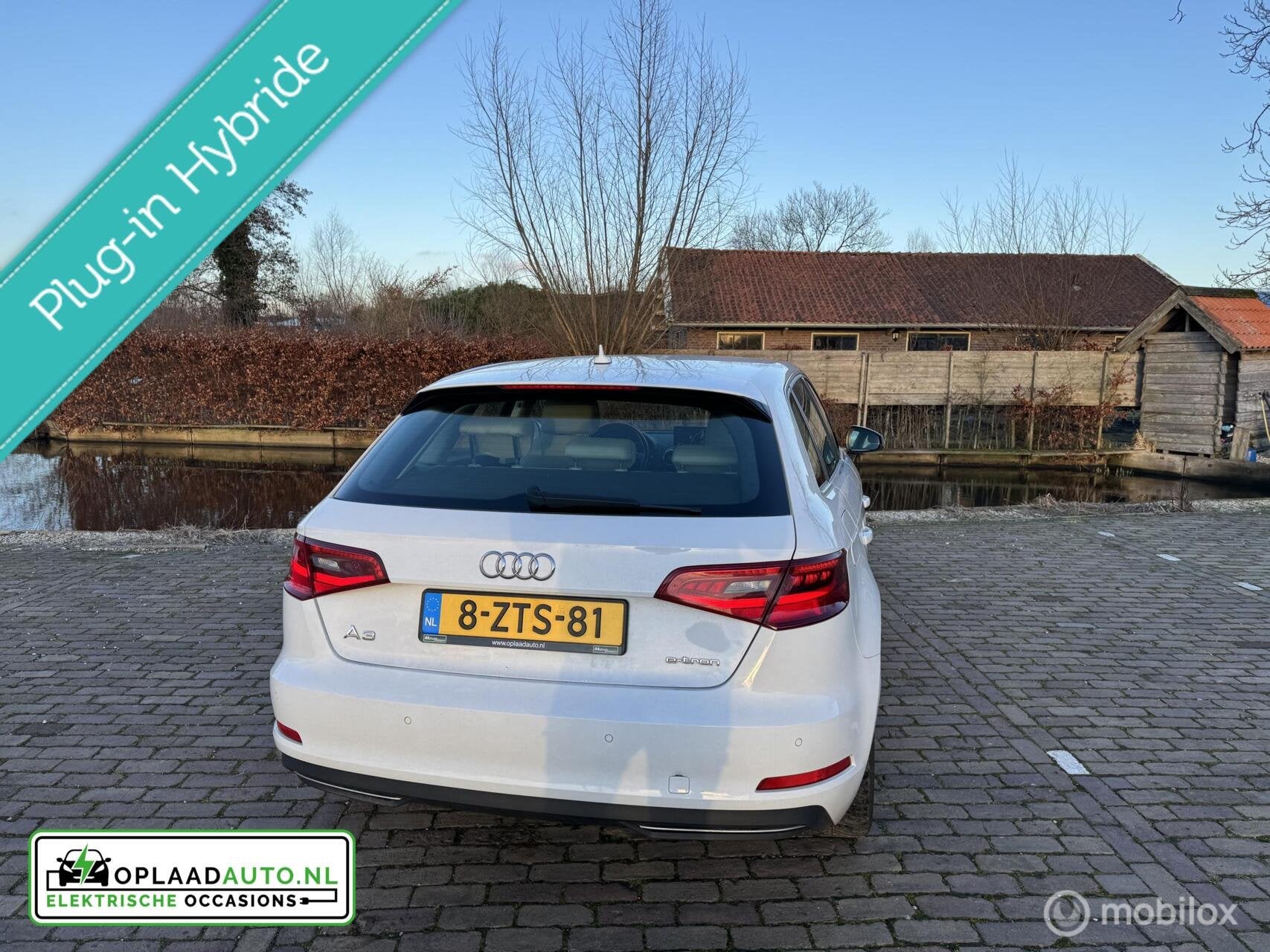 Audi A3 Sportback 1.4 e-tron PHEV - nl auto - 2e eigenaar, Gebruikt, Euro 6, 4 cilinders, Wit
