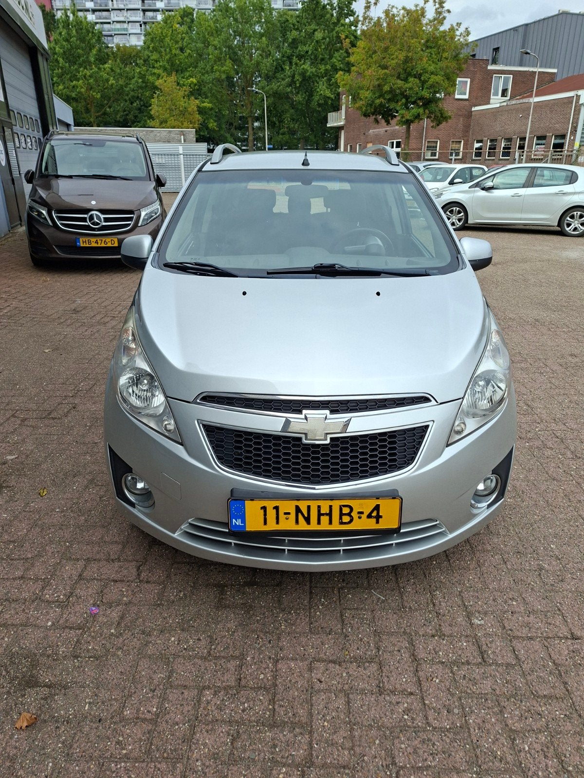 Chevrolet Spark 1.0 Bifuel 2010 Grijs, Auto's, Chevrolet, 15 km/l, 4 cilinders, Origineel Nederlands, Bedrijf