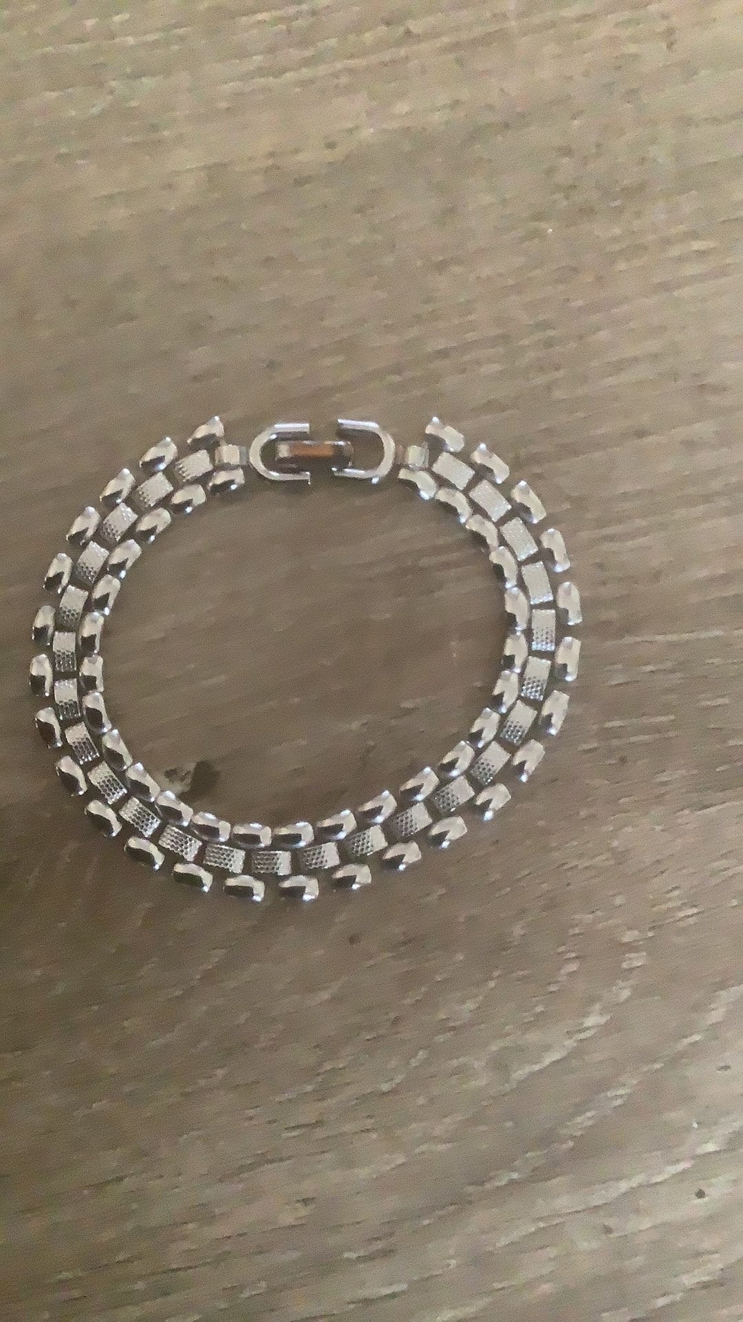 Monet armband, Ophalen, Gebruikt, Zilver, Staal