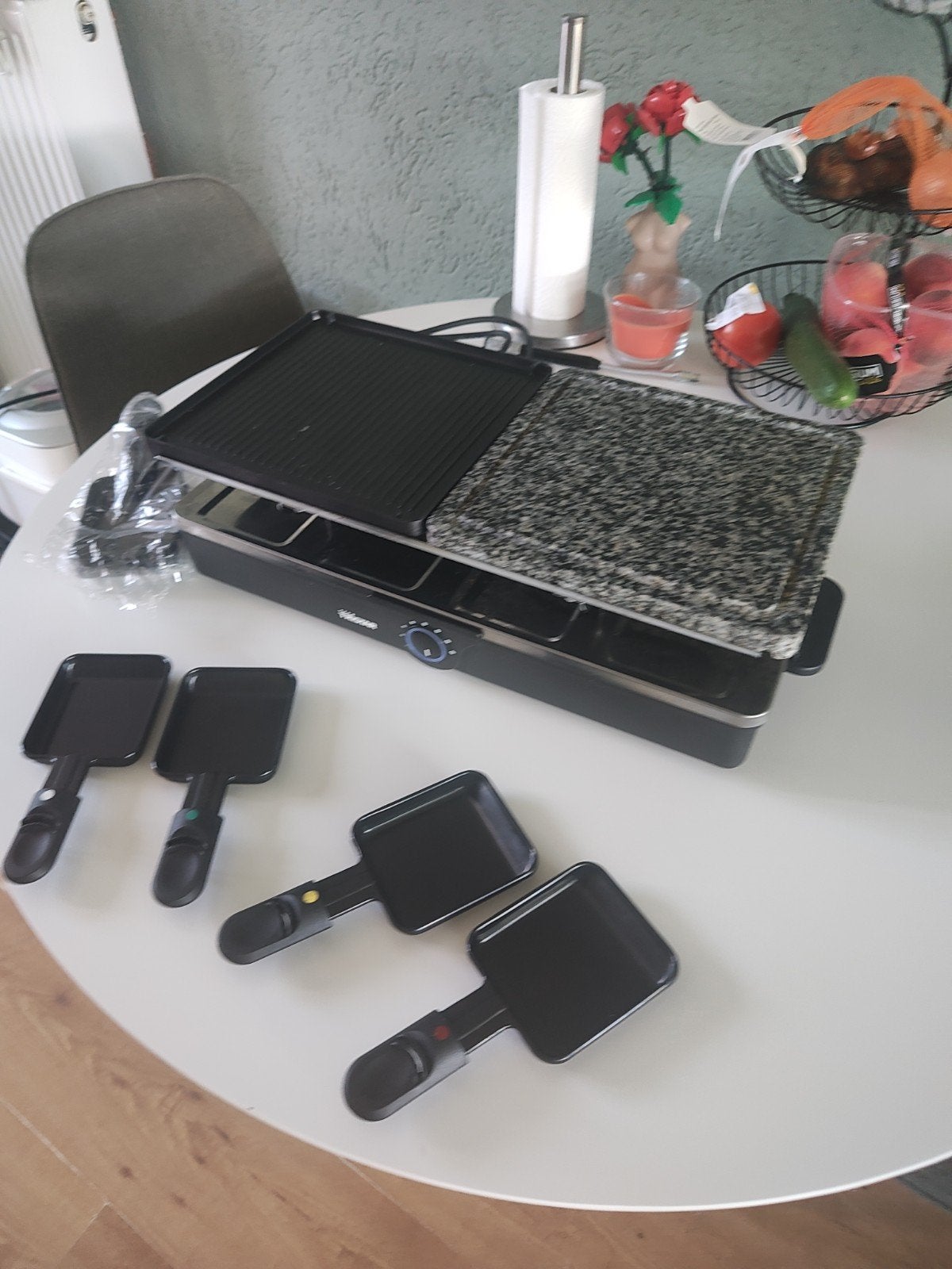 Gourmet set, Witgoed en Apparatuur, Ophalen, Gebruikt, 4 t/m 7 personen