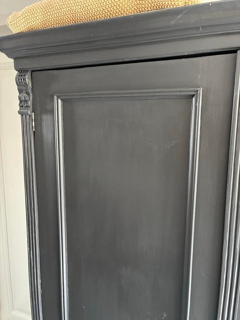 Grenen kast geverfd met krijtverf 185x115x45, Huis en Inrichting, Ophalen of Verzenden, Zo goed als nieuw