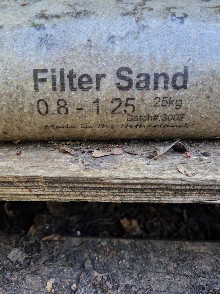 Filterzand 0.8-1.25mm - 25kg zakken, Ophalen of Verzenden, Nieuw, Overige typen