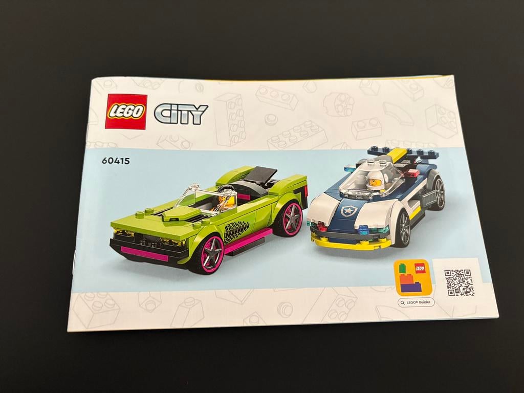 Lego city politie en boef auto achtervolging, Ophalen of Verzenden, Zo goed als nieuw
