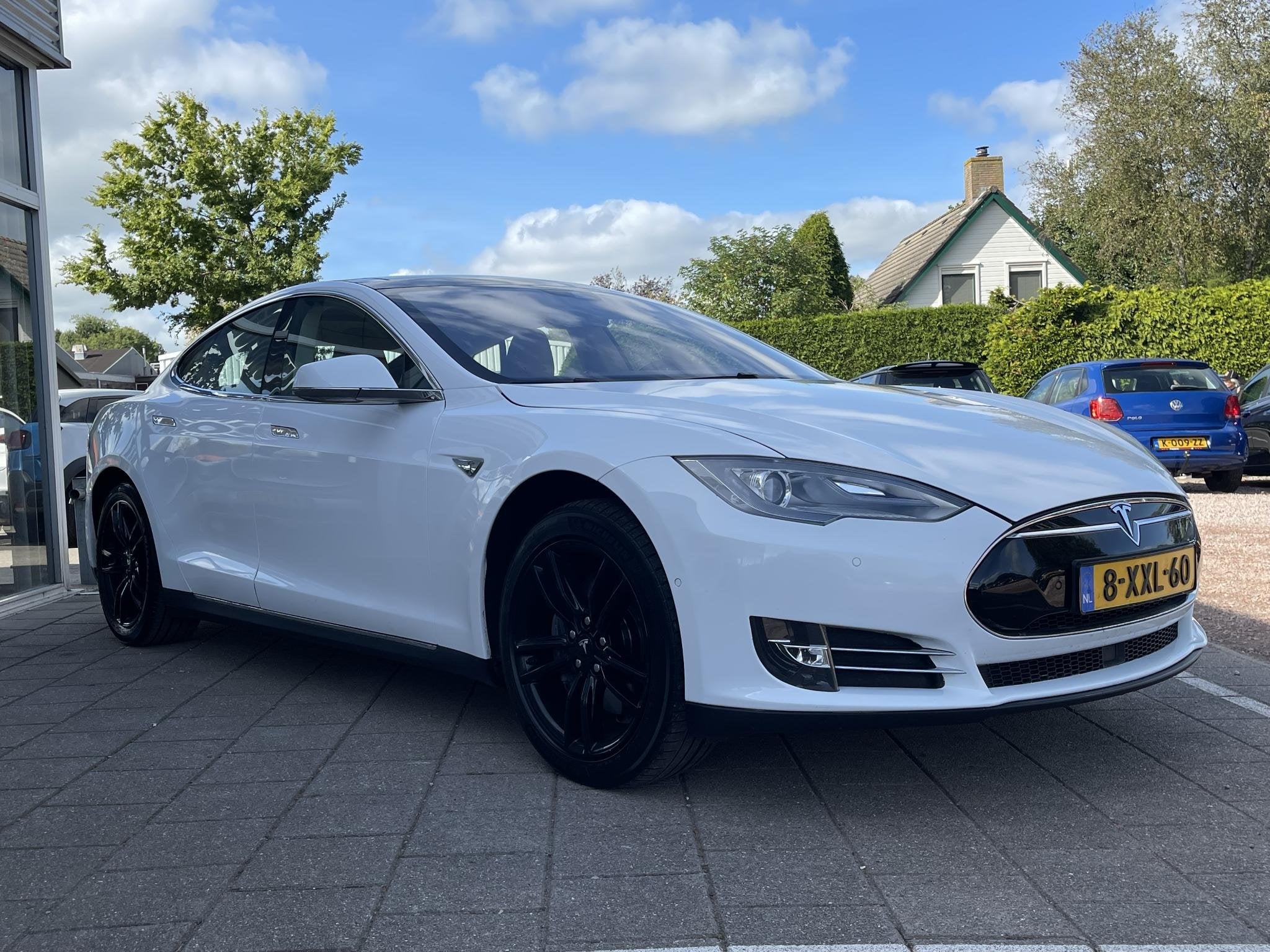 Tesla Model S 85 Base /Pano/leder/Camera/Free Supercharge/, Auto's, Achterwielaandrijving, Gebruikt, 85 kWh, Model S
