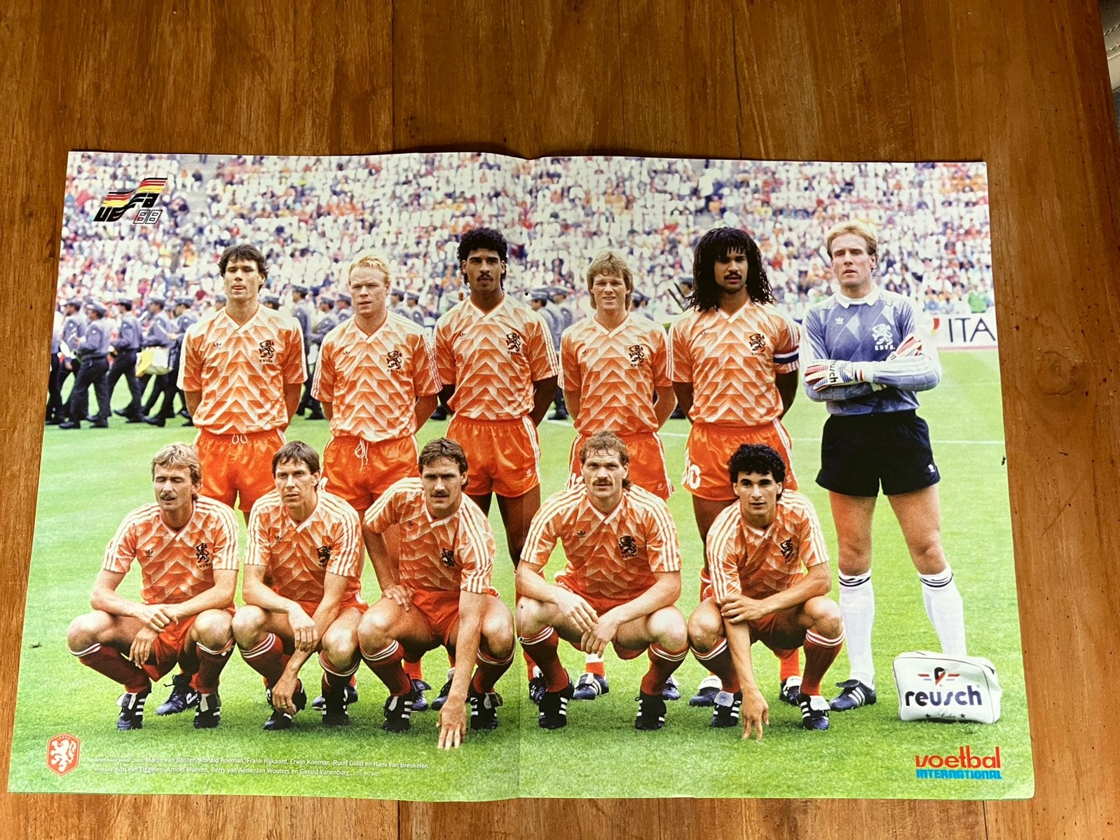 Poster Oranje finale EK 1988, Verzamelen, Sportartikelen en Voetbal, Ophalen of Verzenden, Zo goed als nieuw, Overige binnenlandse clubs
