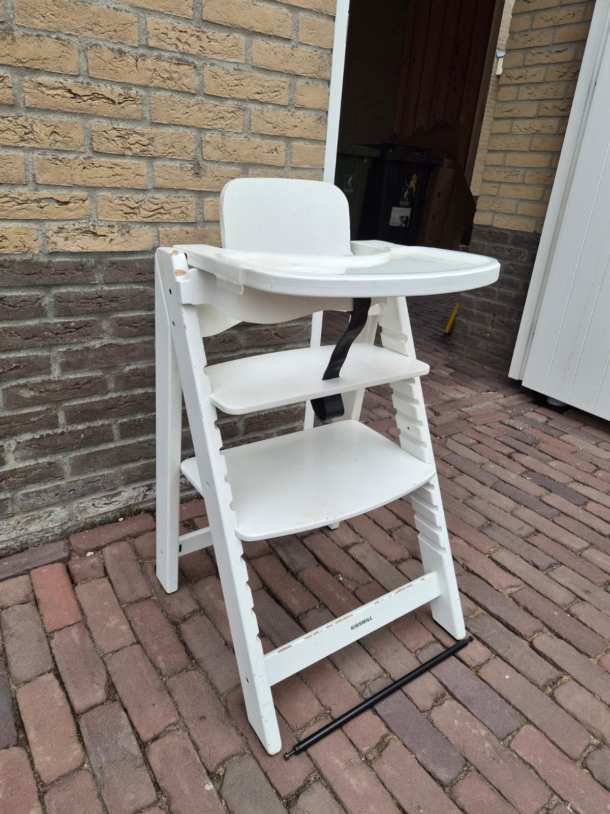 Kidsmill Up! Meegroeistoel wit., Kinderen en Baby's, Ophalen, Gebruikt, Meegroeistoel, Afneembaar eetblad