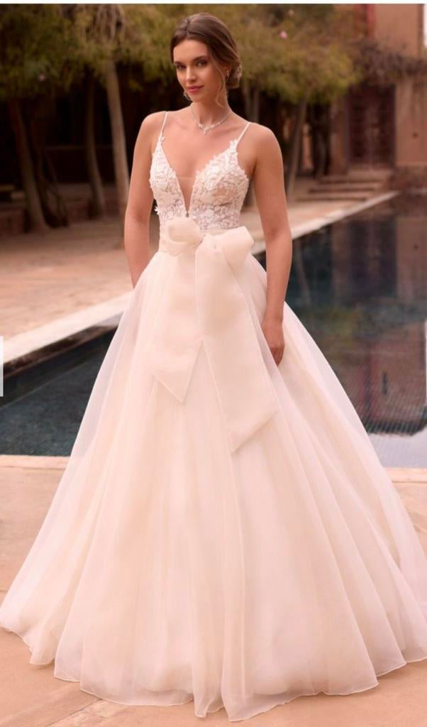 Losse bruidsrok rok trouwjurk blush bianco evento Sonja, Ophalen of Verzenden, Zo goed als nieuw, Wit, Trouwjurk