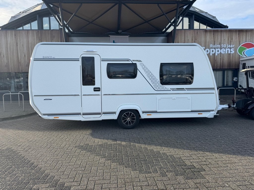 Fendt Bianco Activ 465 SGE 2026 BLACKLINE ACTIE!!!, Caravans en Kamperen, Caravans, Tot en met 2, Overige typen, Bedrijf, Treinzit
