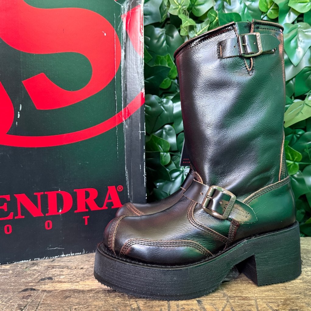 stoere vintage biker boots van Sendra maat 37