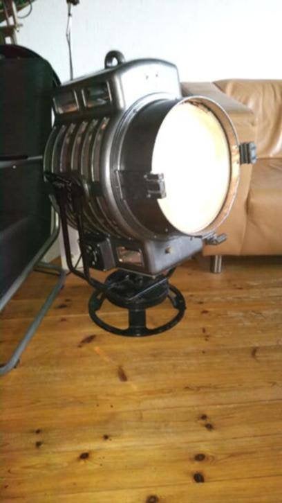 antieke filmspot theaterlamp Arri film lamp vloerspot, Ophalen, Gebruikt, 100 tot 150 cm, Filmspot