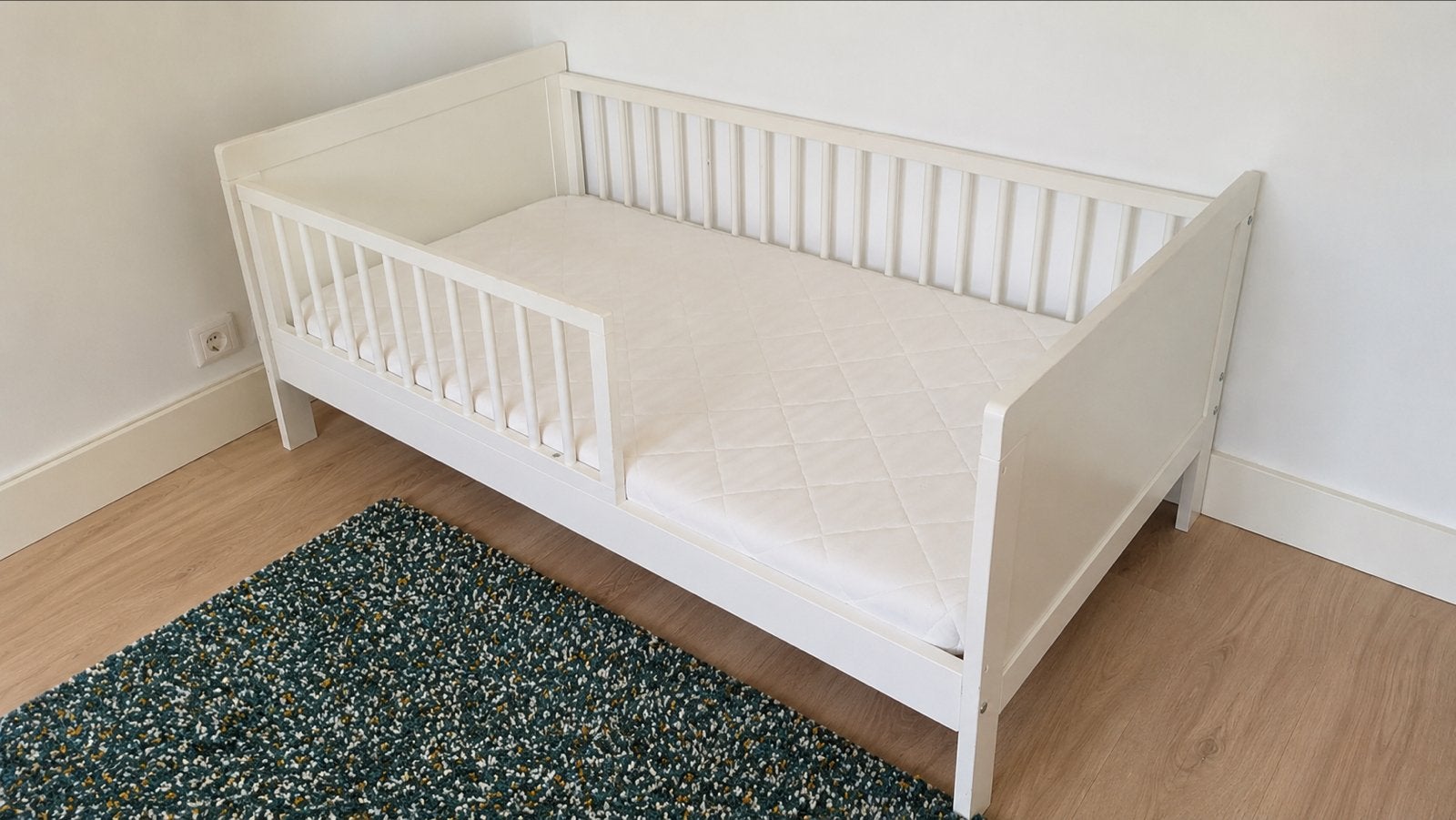 Petit Amelie Peuterbed Vivien 140x70, Ophalen, Gebruikt, 70 tot 85 cm, 140 tot 160 cm