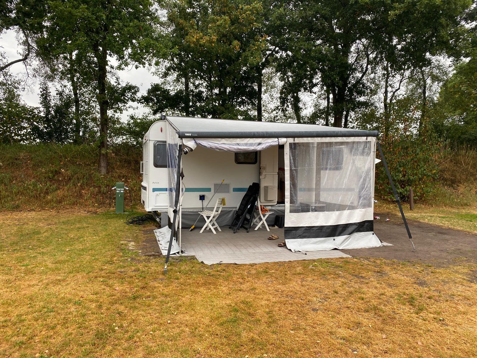2 x Thule Rainblocker G2 2,50 + 2 x G2 voorwand 2,00x 2,30, Caravans en Kamperen, Ophalen, Zo goed als nieuw