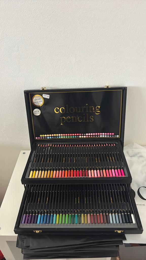 Professionele Uitklapbare Kleurpotlood Set, Ophalen, Potlood of Stift