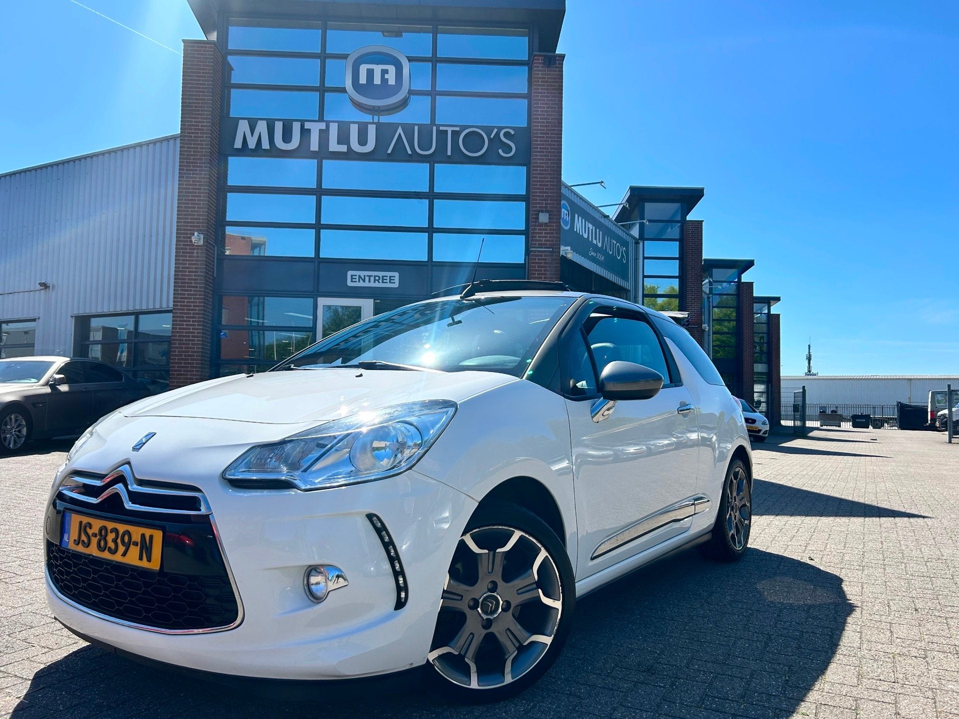 Citroen DS3 Cabrio 1.6 THP Sport Chic Airco PDC NAVI APK LED, Auto's, Voorwielaandrijving, Gebruikt, 4 cilinders, Bedrijf