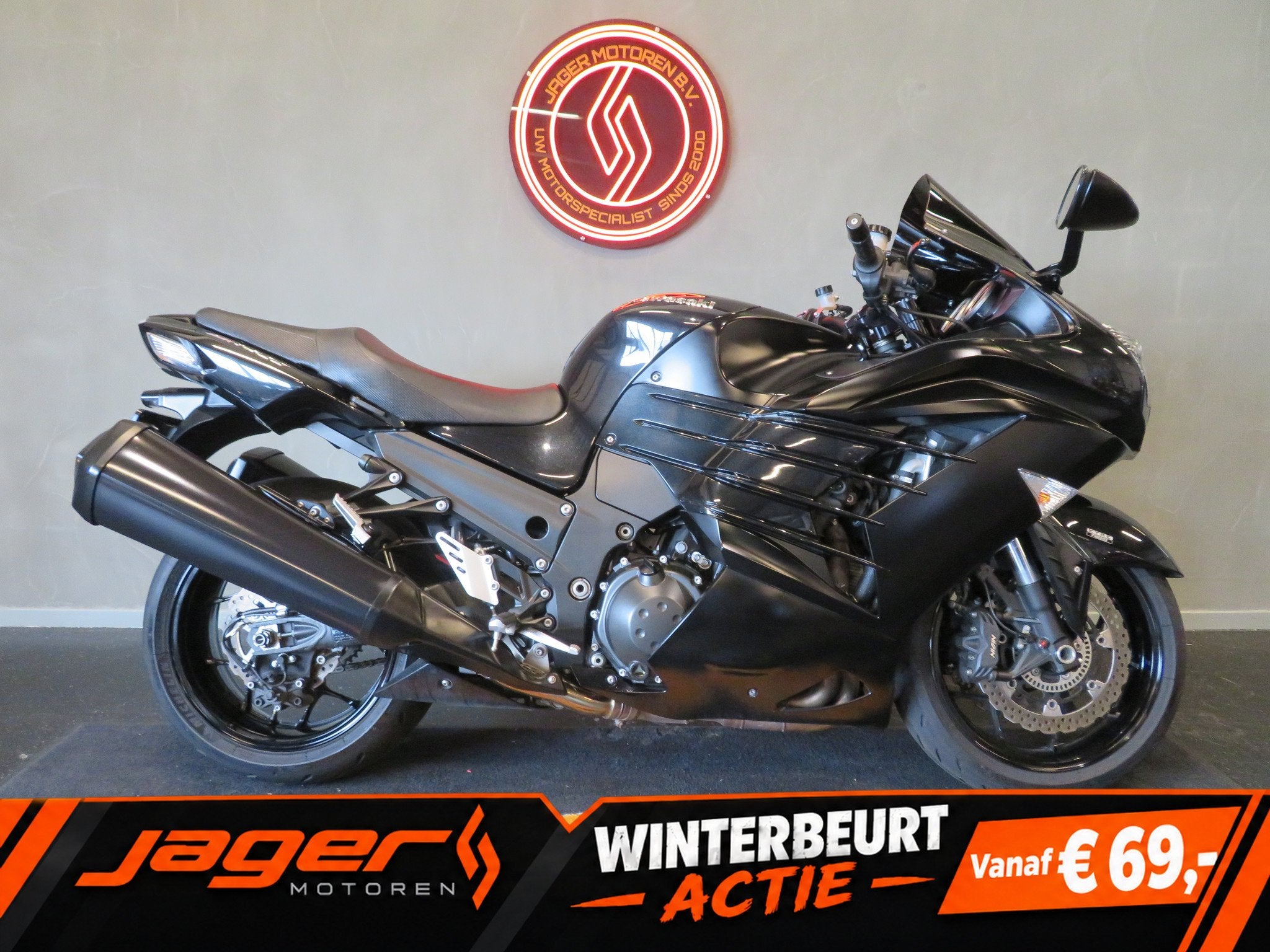 Kawasaki ZZR 1400 ZZR1400 | 1STE EIG. | HIS (bj 2014), Motoren, 1400 cc, Sport, Gebruikt, Bedrijf