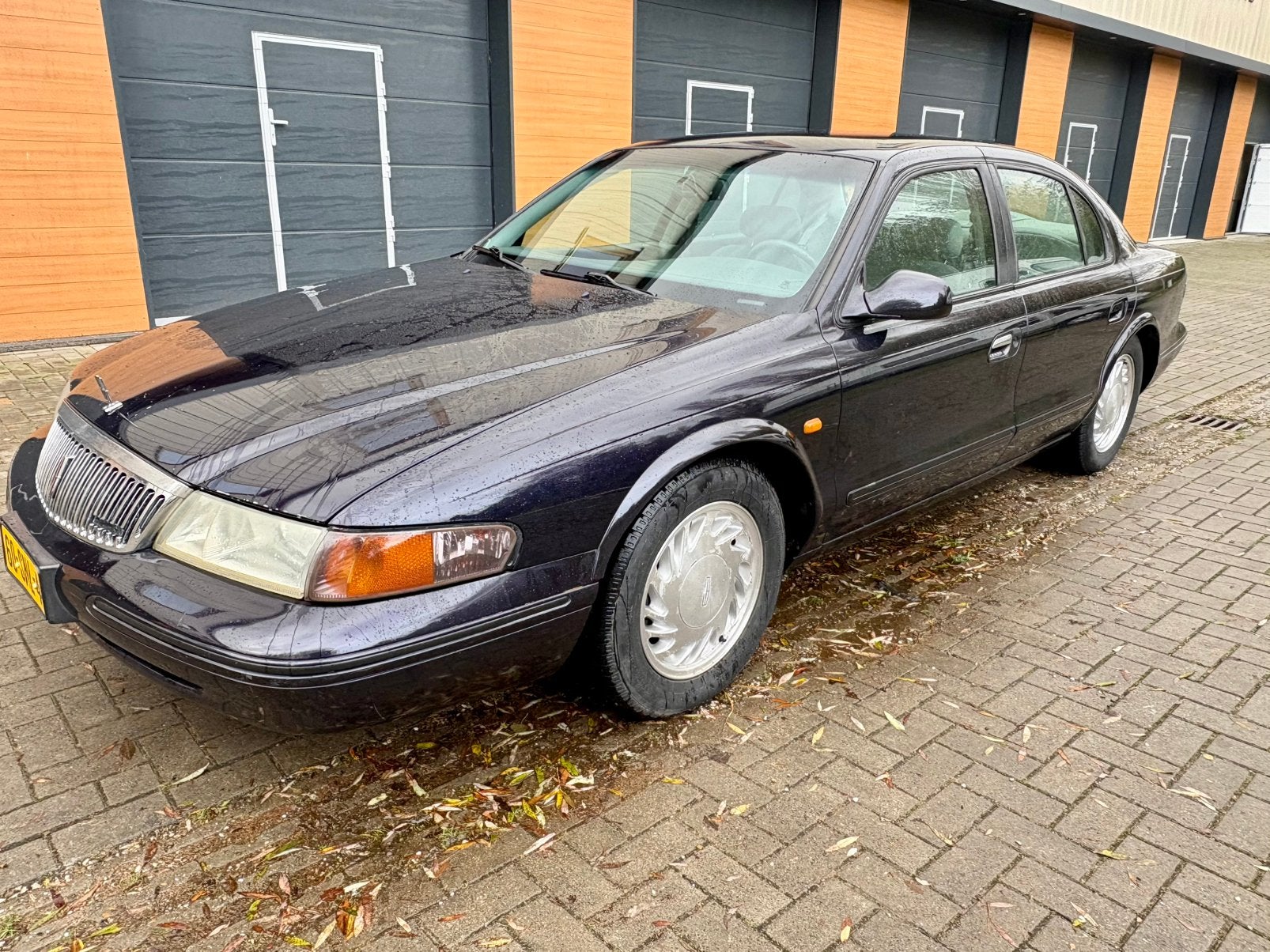 Lincoln Continental 4.6 V8 32V automaat – 1996 – Japans –, Auto's, Leder, Grijs, Particulier, Sedan