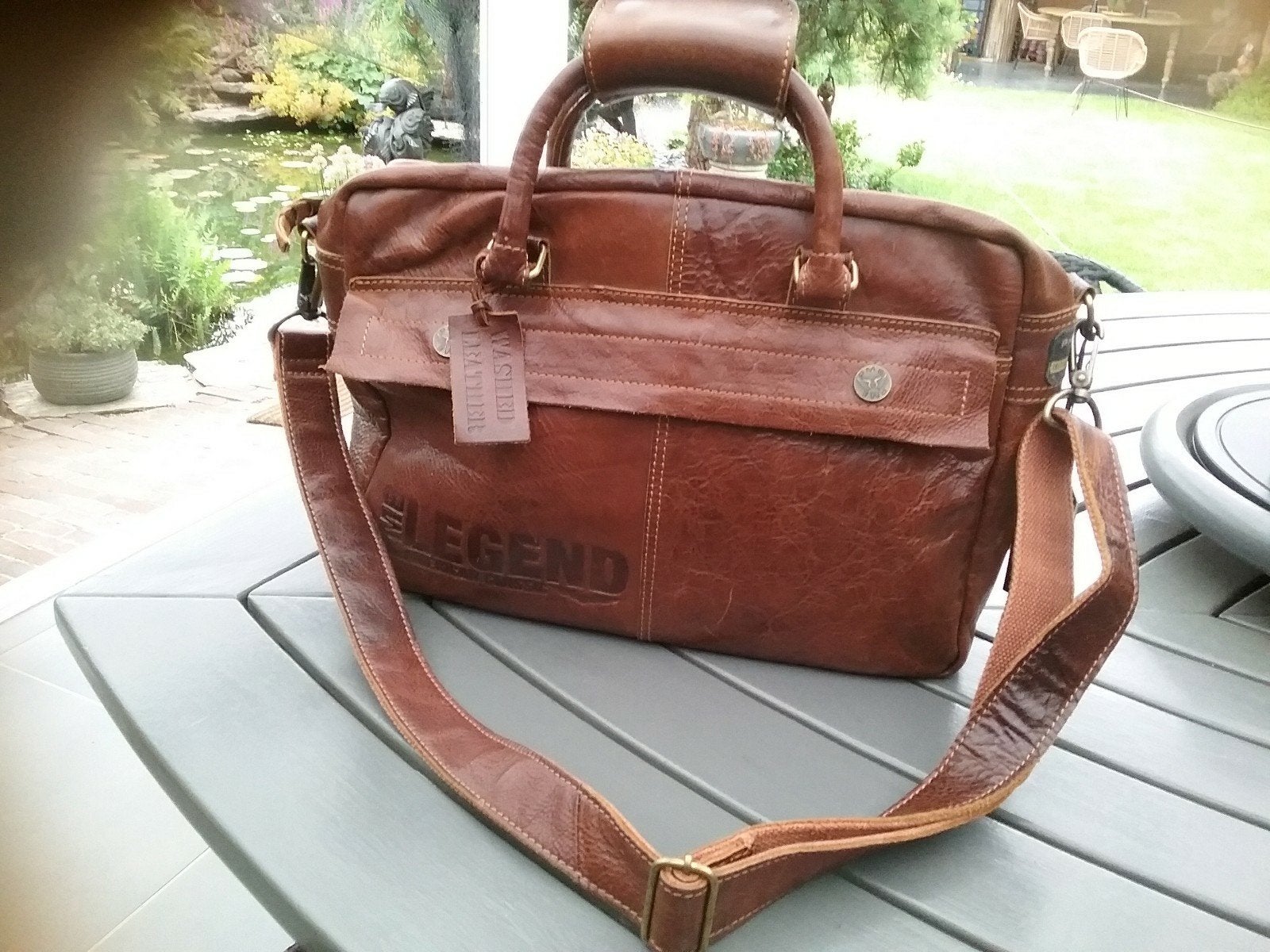 PME Legend laptoptas, Bruin, 15 inch, Nieuw, Aktetas