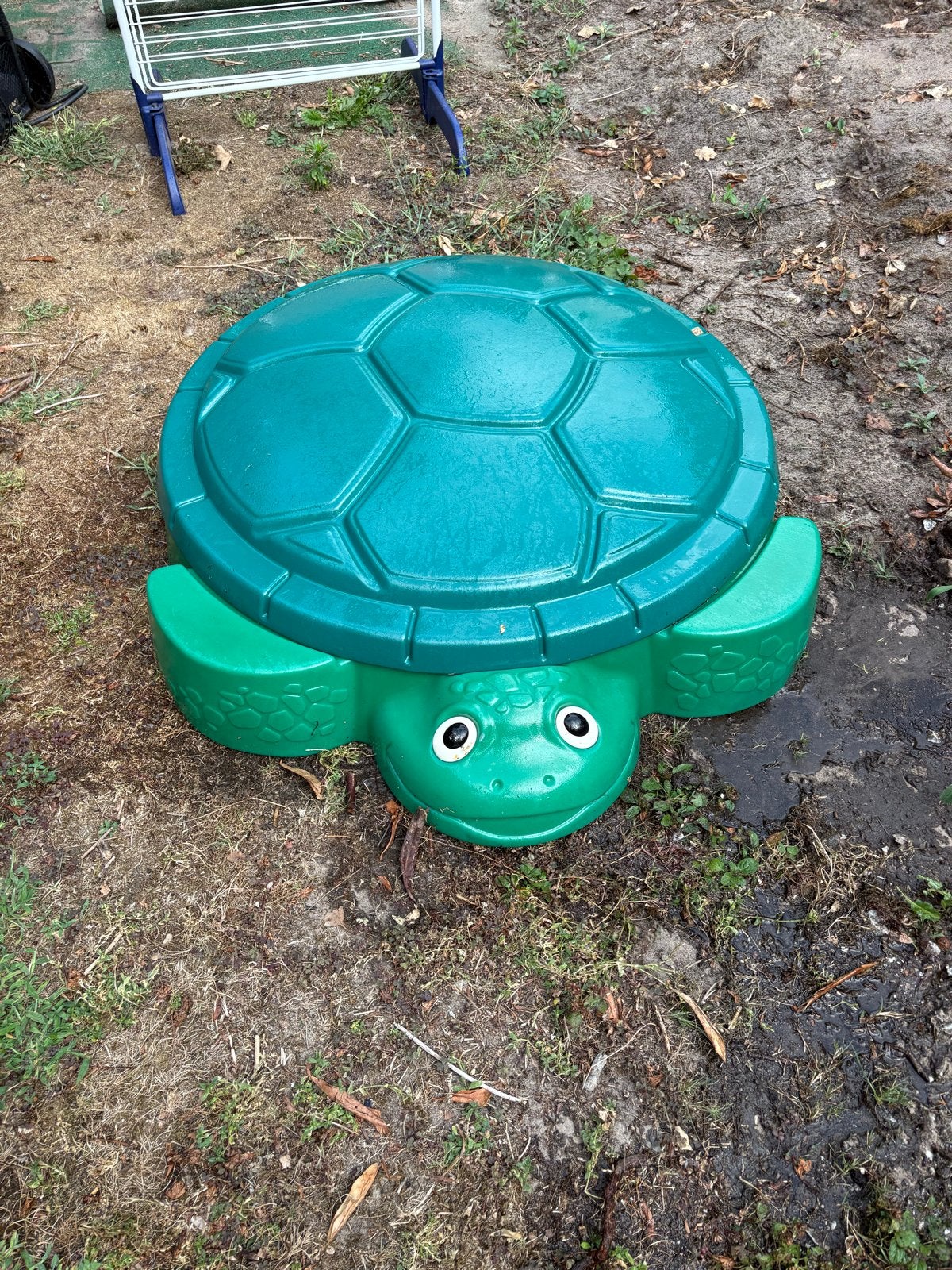 Leuke zandbak in de vorm van een schildpad little tikes, Ophalen, Gebruikt