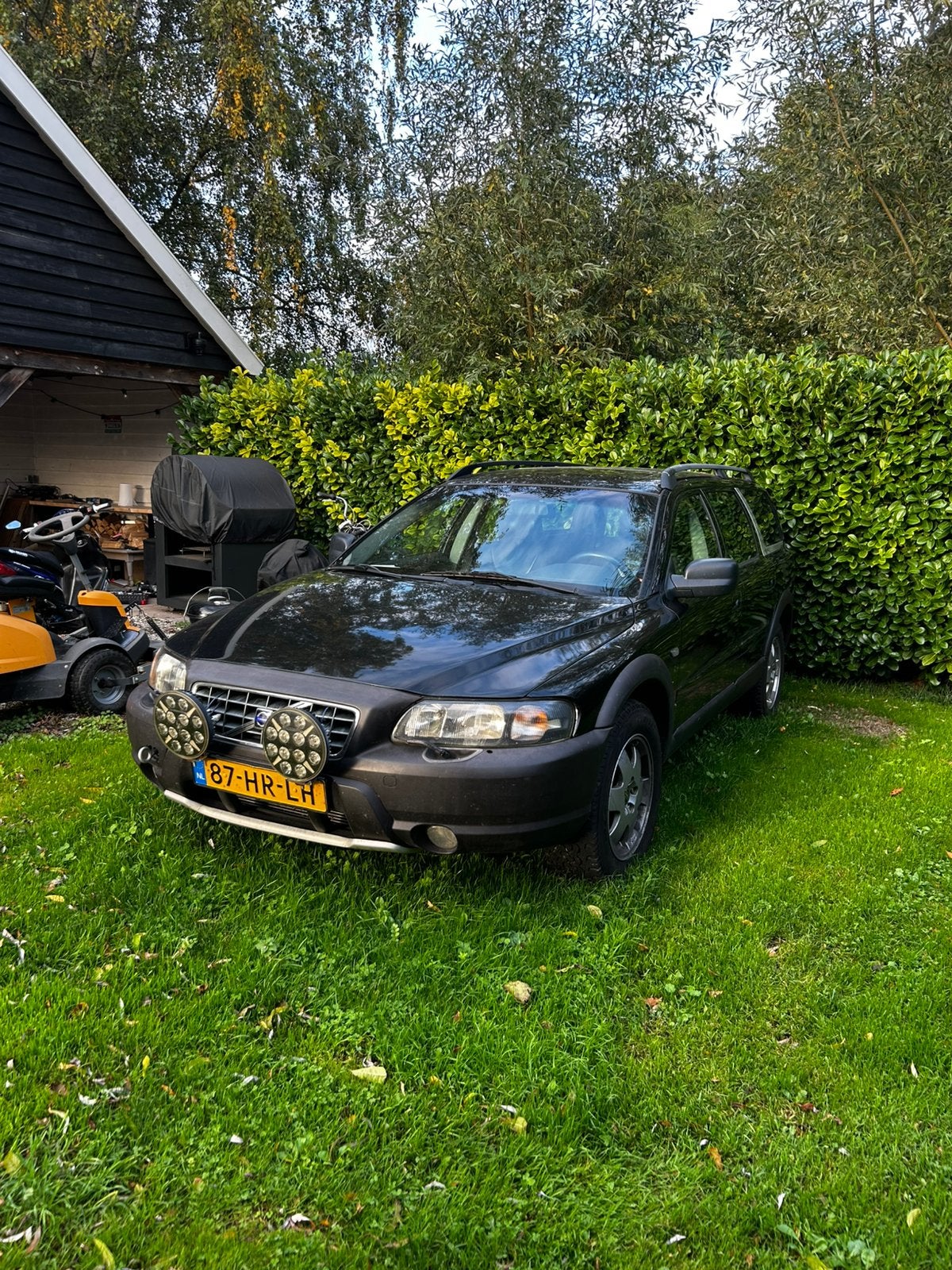 Volvo V70 XC 2.4 T AWD 2001 Zwart, Auto's, 1636 kg, 1800 kg, Zwart, Stationwagon