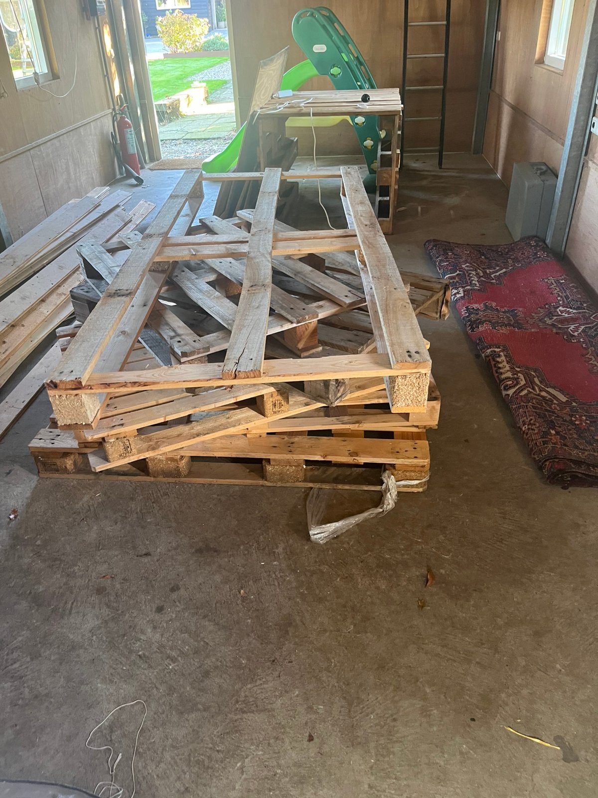 Gratis ophalen pallets en ander (bewerkt) hout, Tuin en Terras, Minder dan 3 m³, Ophalen