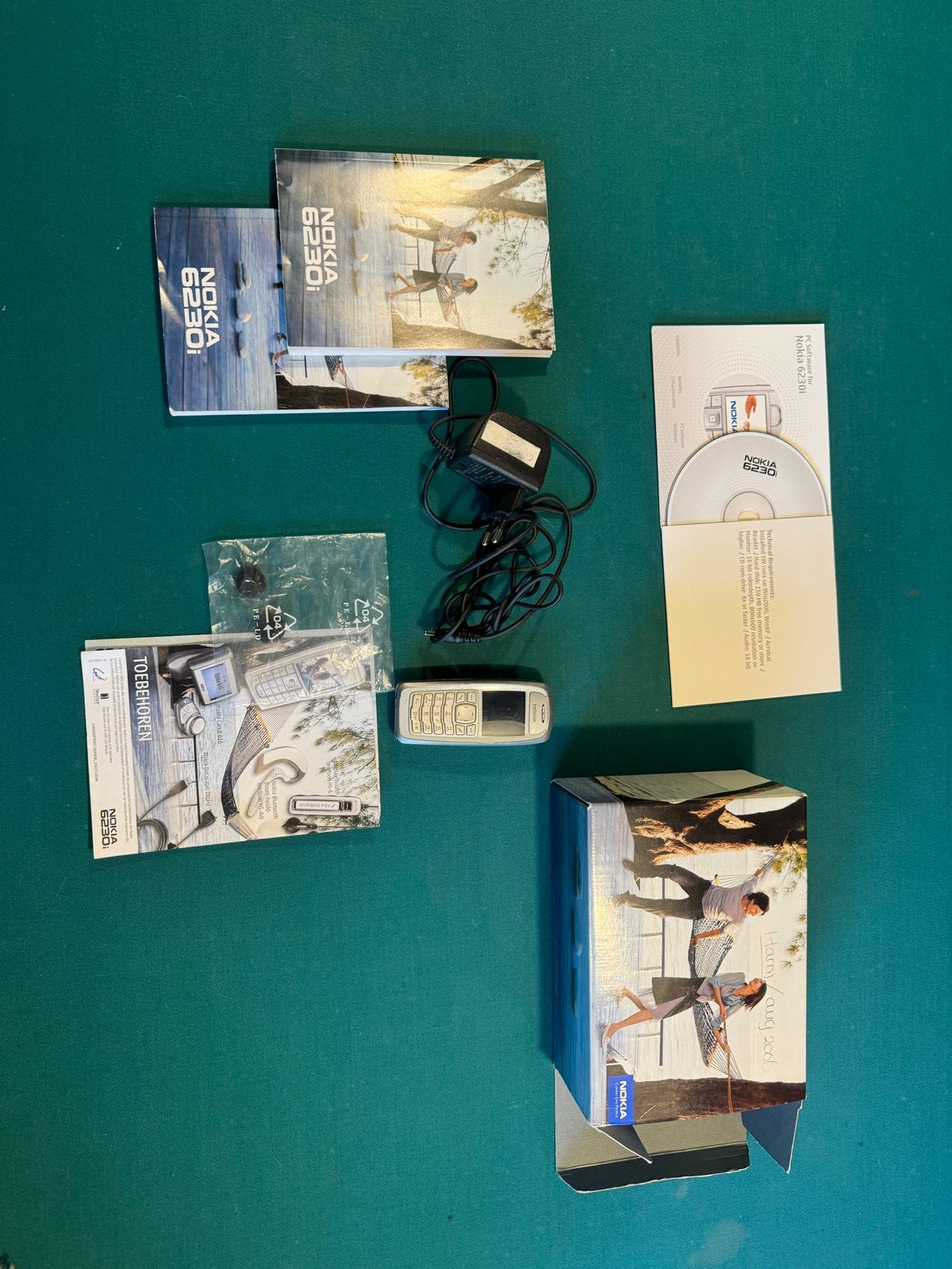 Nokia 6230i telefoon met accessoires en doos, Gebruikt, Fysiek toetsenbord, Ophalen of Verzenden, Minder dan 3 megapixel