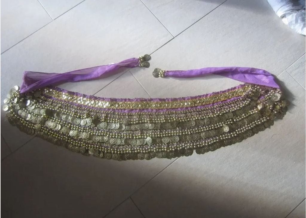 buikdansen bellydance hoge kwaliteit heupsjaal munten vol, Ophalen of Verzenden, Zo goed als nieuw, Kleding
