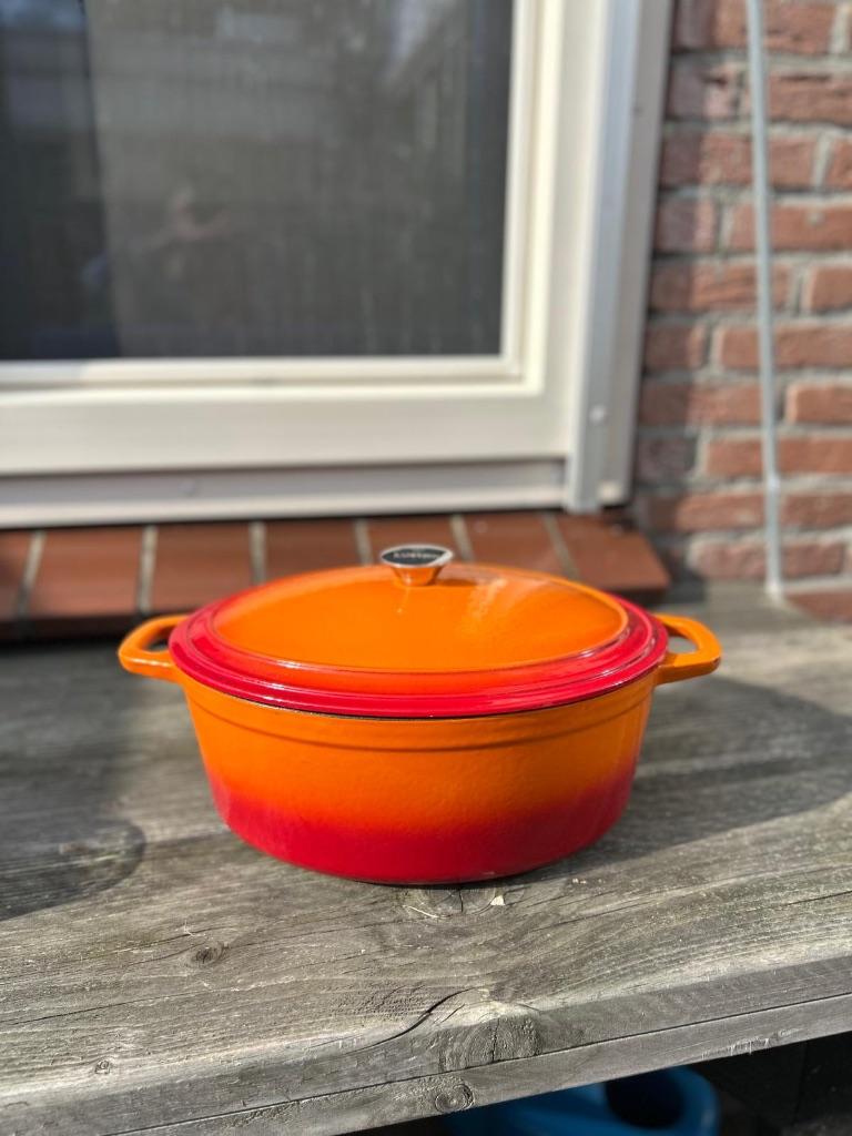 gietijzeren braadpan 7.5 Ltr, Ophalen, Gebruikt, Koekenpan of Braadpan, Gietijzer